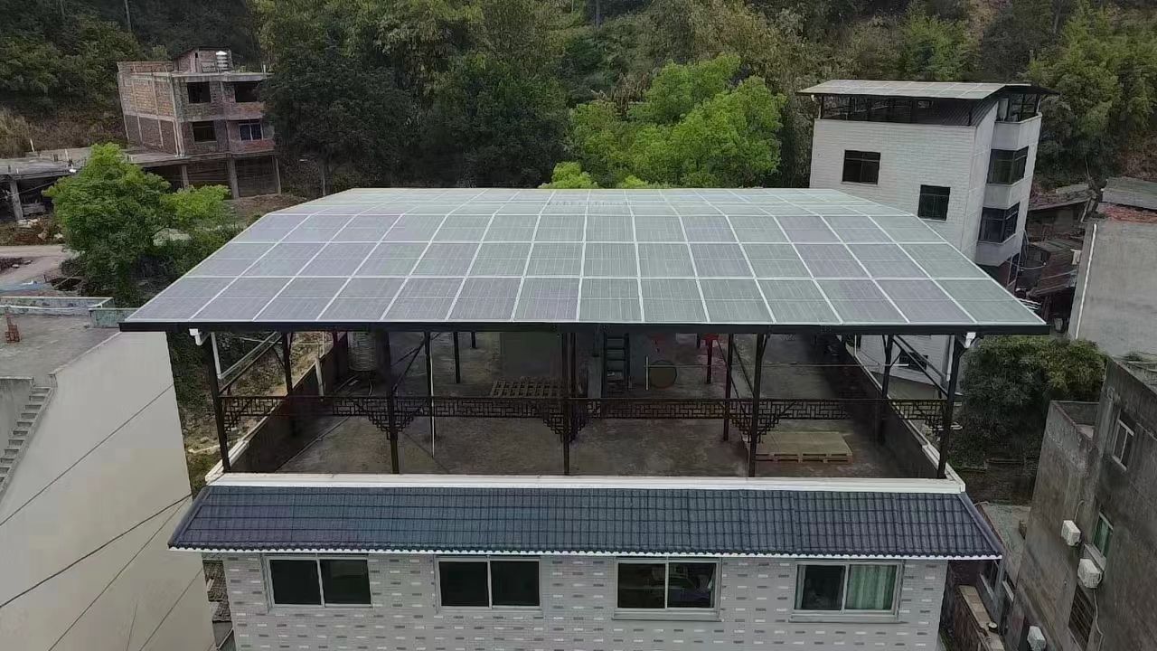 宜宾15kw+10kwh自建别墅家庭光伏储能系统